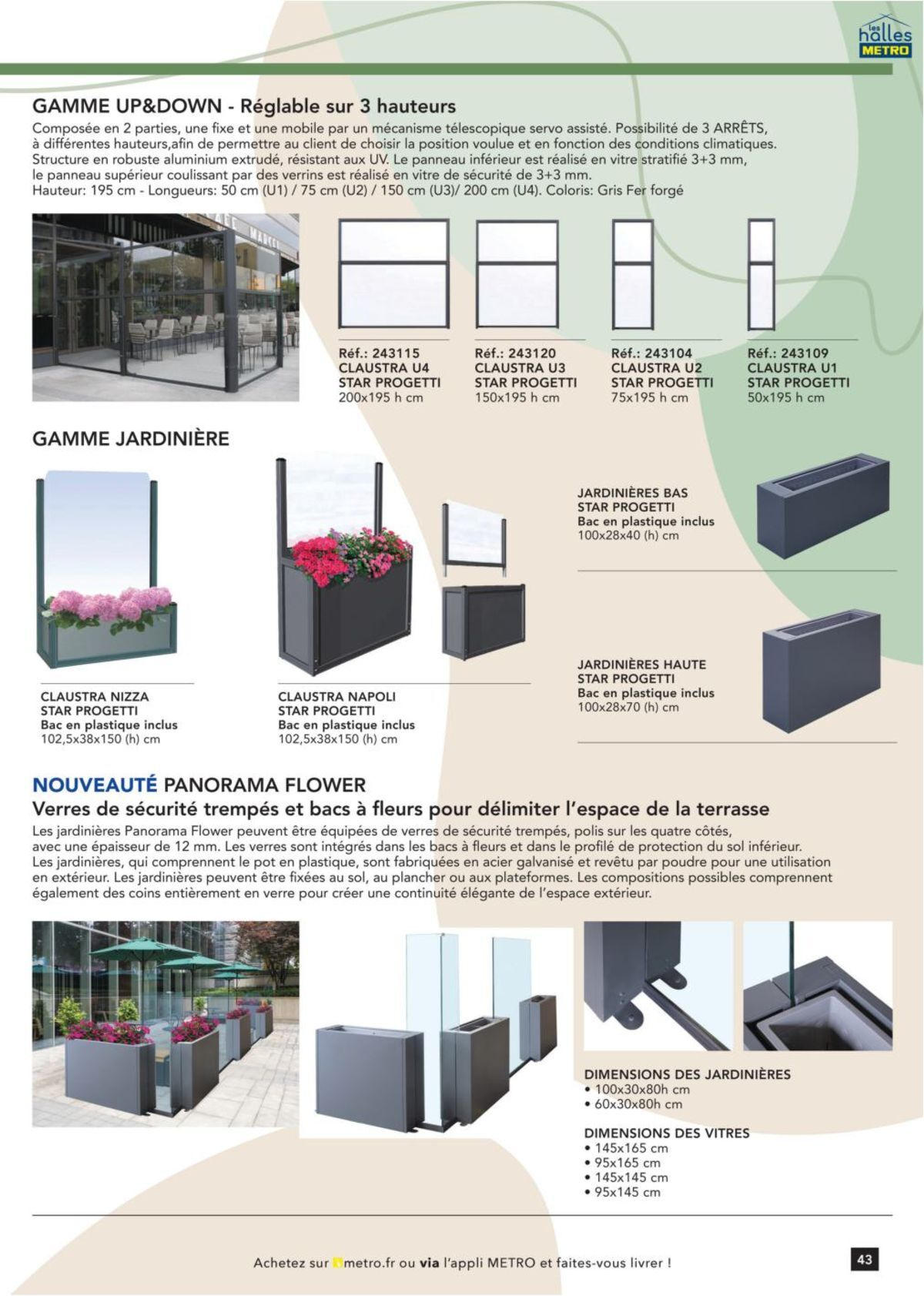 Catalogue Metro #Terrasse édition 2025, page 00043