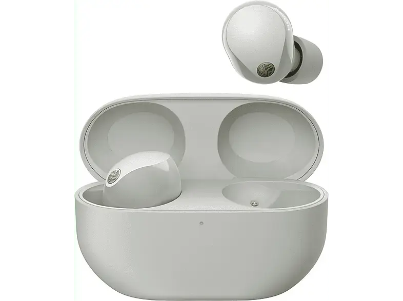 Sony WF-1000XM5 kabellose In-Ear-Kopfhörer mit Noise Cancelling - Bis zu 24 Stunden Akkulaufzeit Silber; True Wireless Kopfhörer