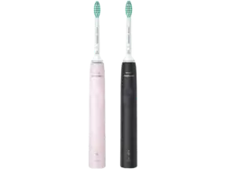 PHILIPS 3100 Series HX3675/15 Duo Elektrische Schallzahnbürste Rose & Schwarz