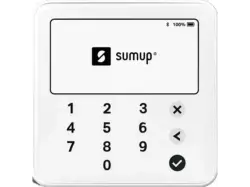 SUMUP Solo Lite Kartenterminal, EC und Kreditkarten Kartenleser für mobile Kartenzahlungen, weiß Kartenzahlungen