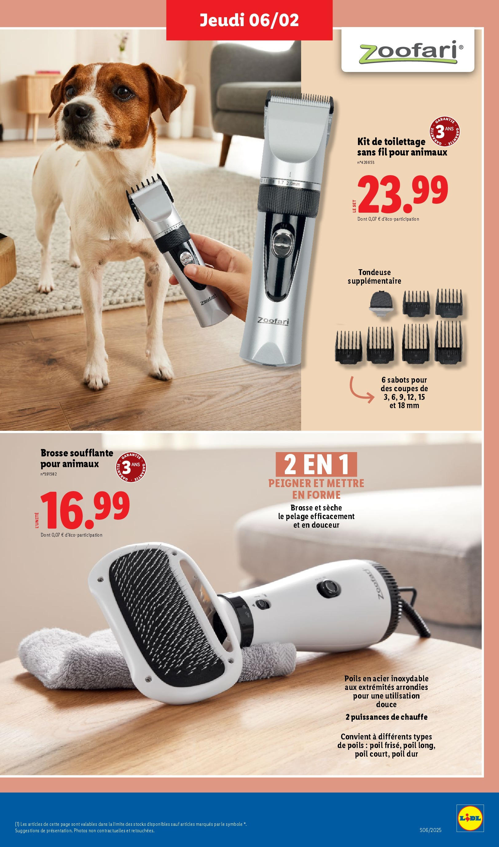 Catalogue LIDL du 05/02/2025 | Promo prospectus en ligne | Page: 45 | Produits: Tondeuse, Brosse