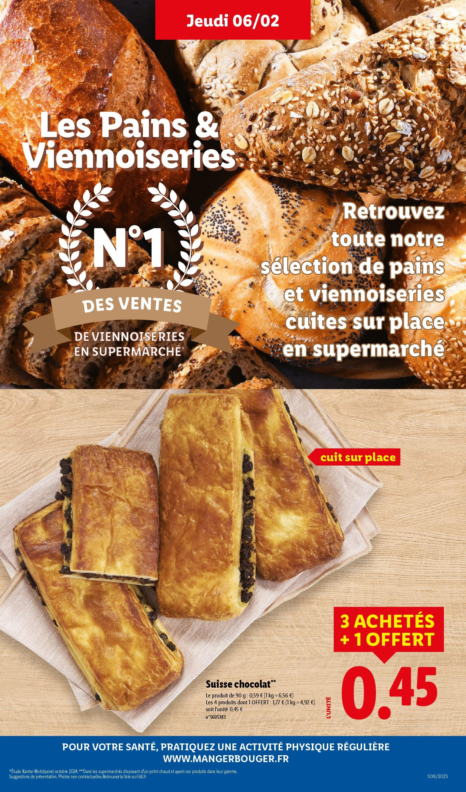 Catalogue LIDL du 05/02/2025 | Promo prospectus en ligne | Page: 11 | Produits: Viennoiseries, Chocolat