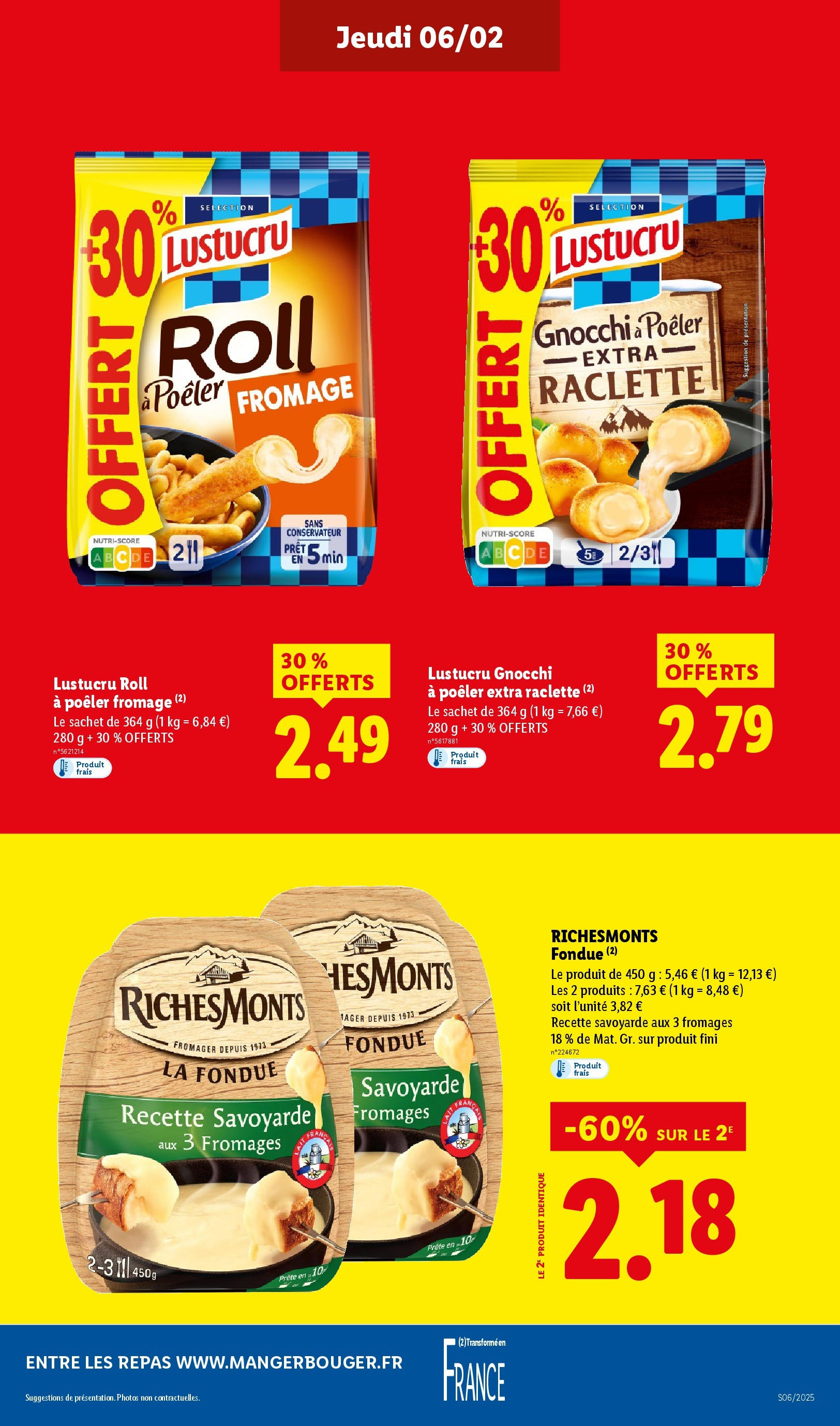 Catalogue LIDL du 05/02/2025 | Promo prospectus en ligne | Page: 21 | Produits: Raclette, Fromage