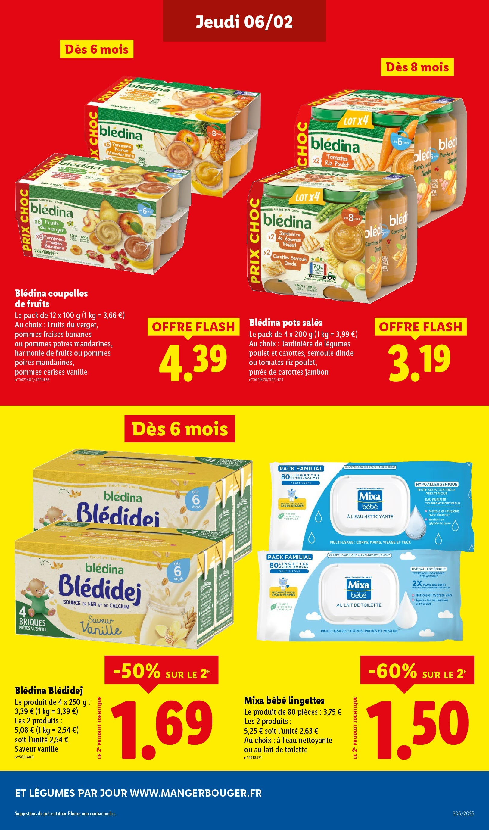 Catalogue LIDL du 05/02/2025 | Promo prospectus en ligne | Page: 25 | Produits: Carottes, Jambon, Porc, Mandarines