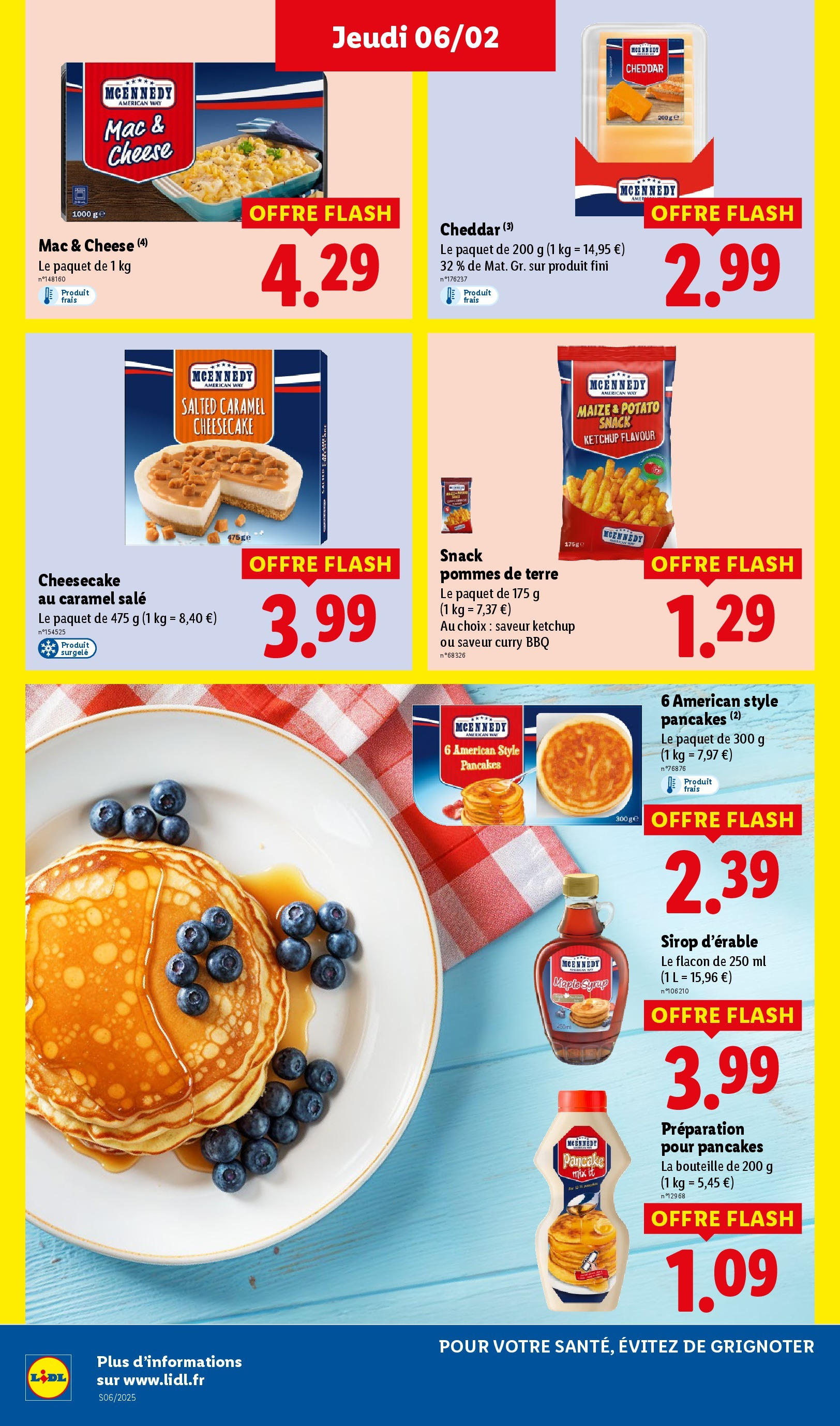 Catalogue LIDL du 05/02/2025 | Promo prospectus en ligne | Page: 32 | Produits: Curry, Pommes, Cheddar, Pommes de terre