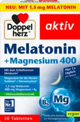 Doppelherz Melatonin + Magnesium 400 Tabletten