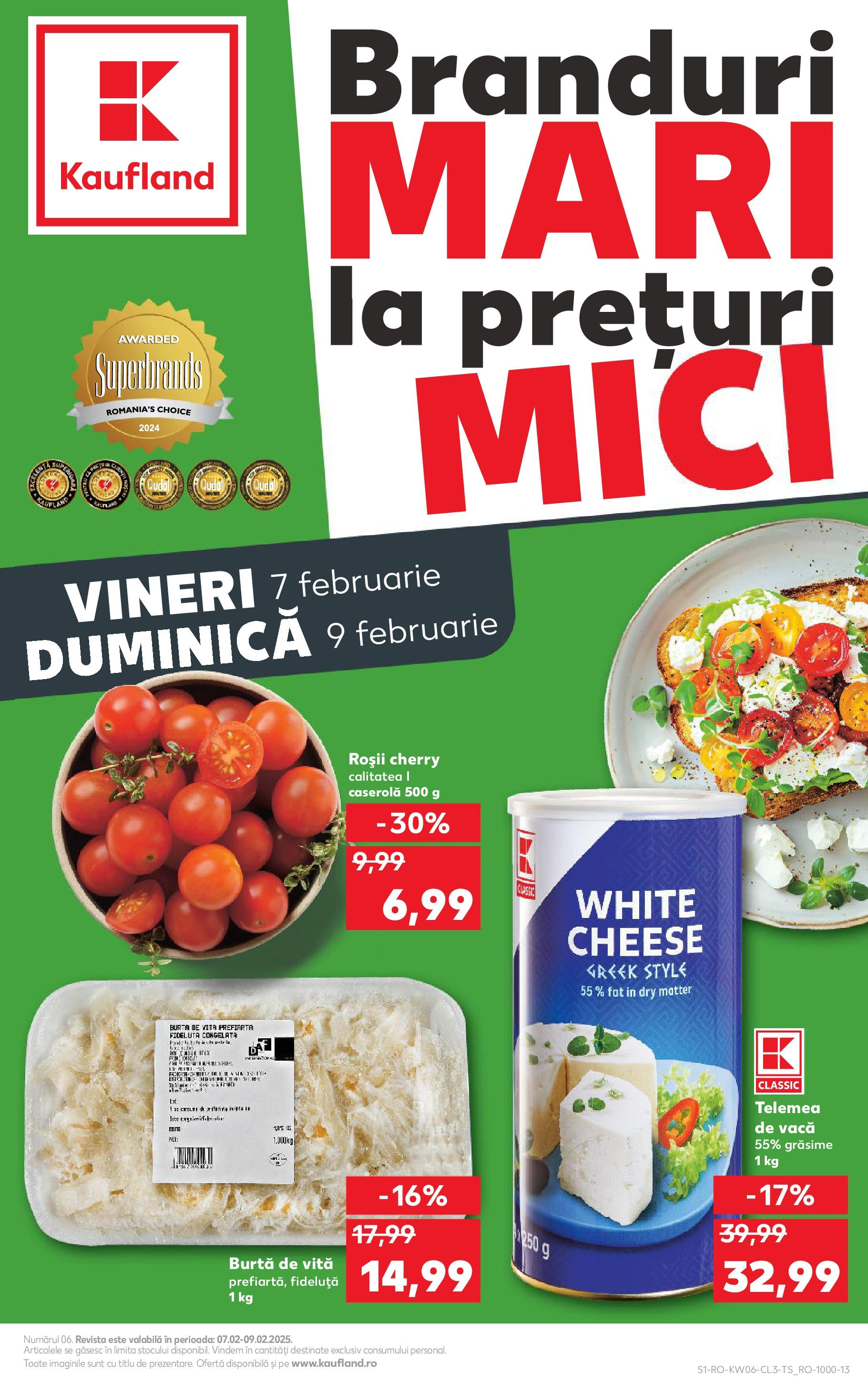 Catalog Kaufland de la 06.02.2025 - Revista "Catalog Kaufland până în data de 09.02.2025" - Pagină 1