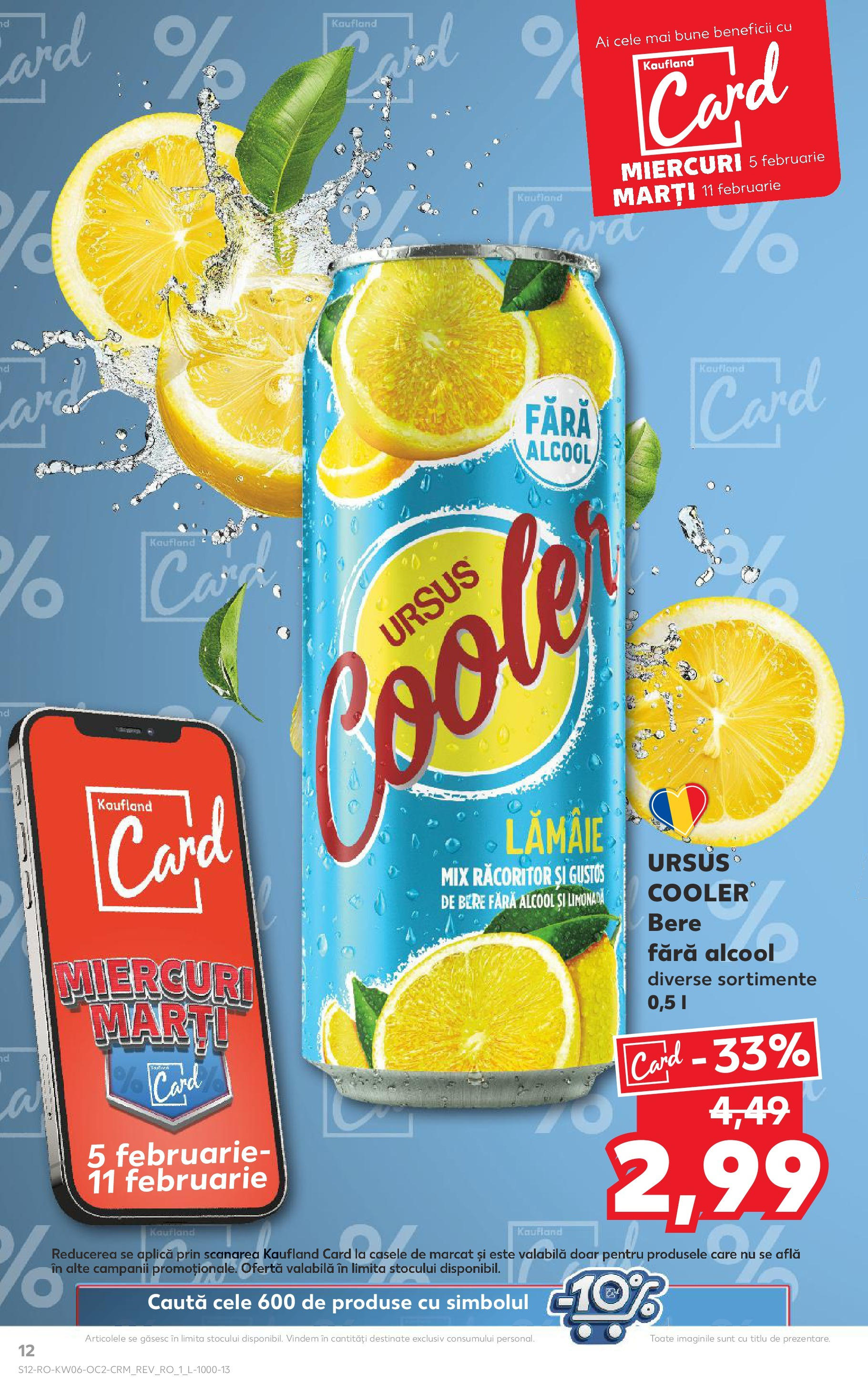 Catalog Kaufland - Bucureşti 05.02.2025 - Revista si Oferta | Pagină: 12 | Produse: Bere, Lămâie