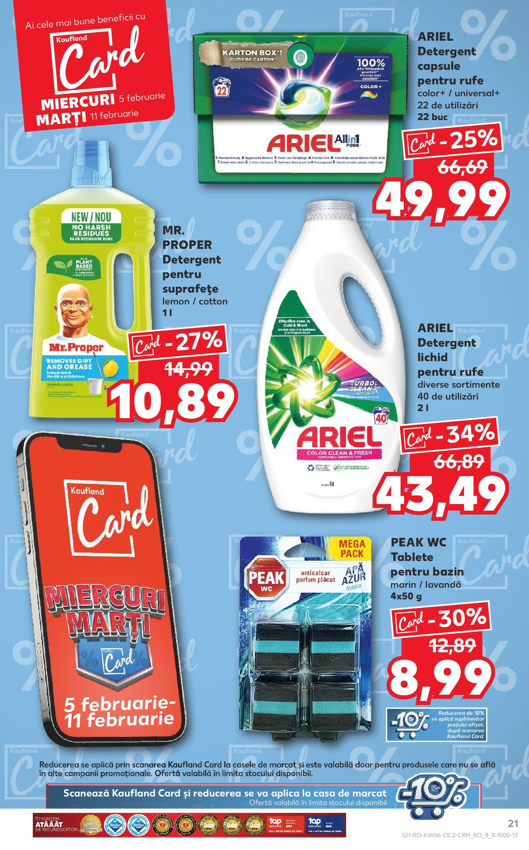 Catalog Kaufland - Bucureşti 05.02.2025 - Revista si Oferta | Pagină: 21 | Produse: Cutie, Parfum, Detergent