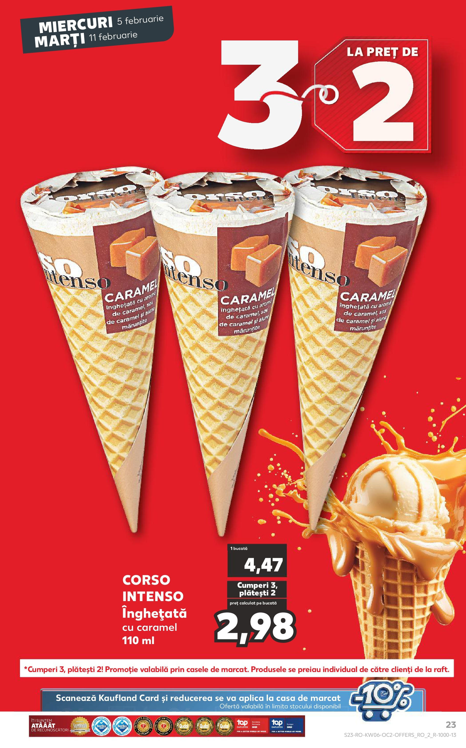 Catalog Kaufland - Bucureşti 05.02.2025 - Revista si Oferta | Pagină: 23 | Produse: Înghețată, Sos