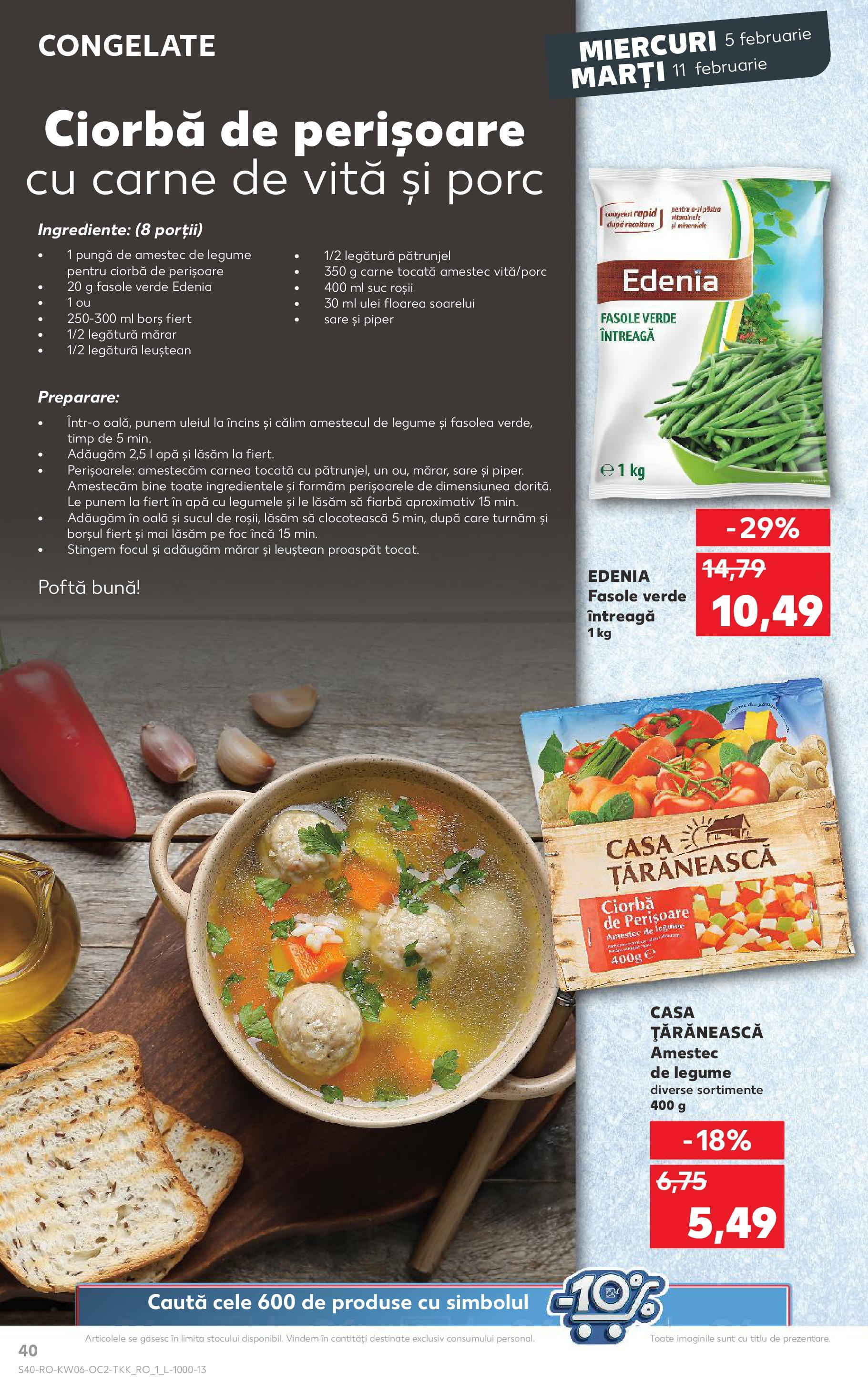 Catalog Kaufland - Bucureşti 05.02.2025 - Revista si Oferta | Pagină: 40 | Produse: Mărar, Oală, Suc, Legume