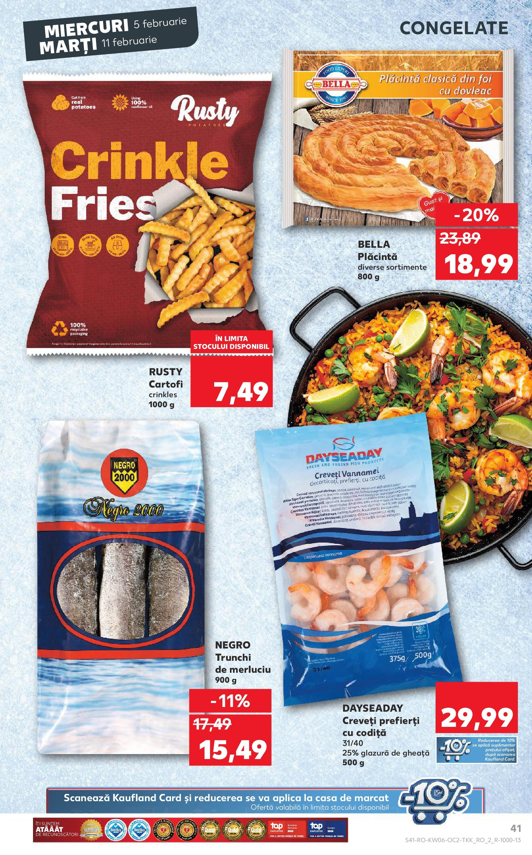 Catalog Kaufland - Bucureşti 05.02.2025 - Revista si Oferta | Pagină: 41 | Produse: Dovleac, Plăcintă, Cartofi