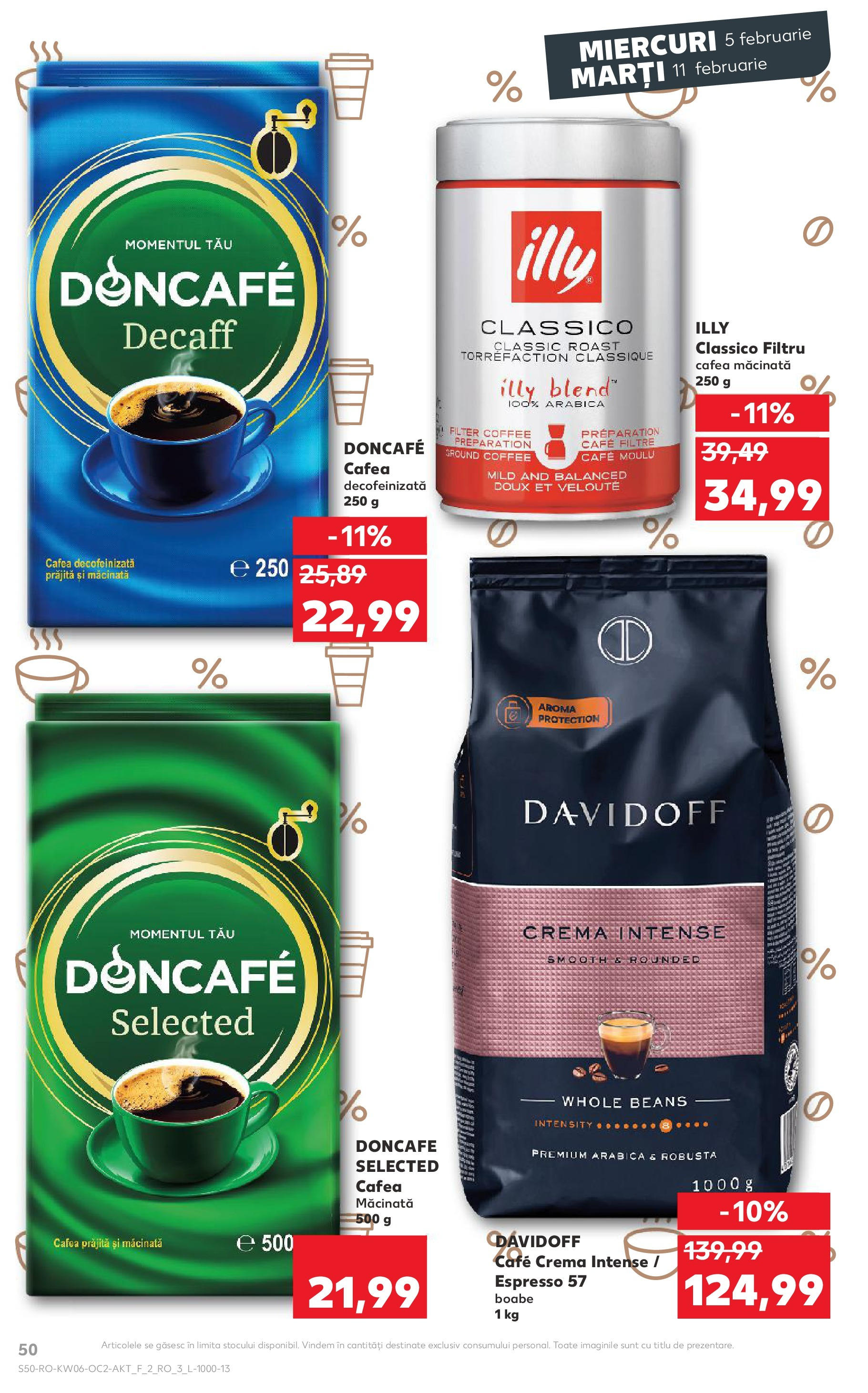 Catalog Kaufland - Bucureşti 05.02.2025 - Revista si Oferta | Pagină: 50 | Produse: Cremă, Cafea