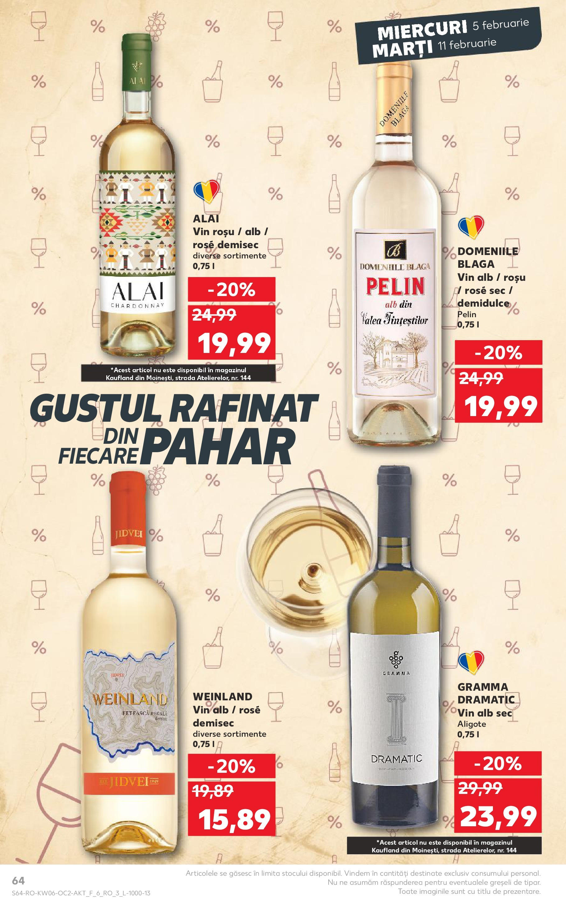 Catalog Kaufland - Bucureşti 05.02.2025 - Revista si Oferta | Pagină: 64 | Produse: Vin