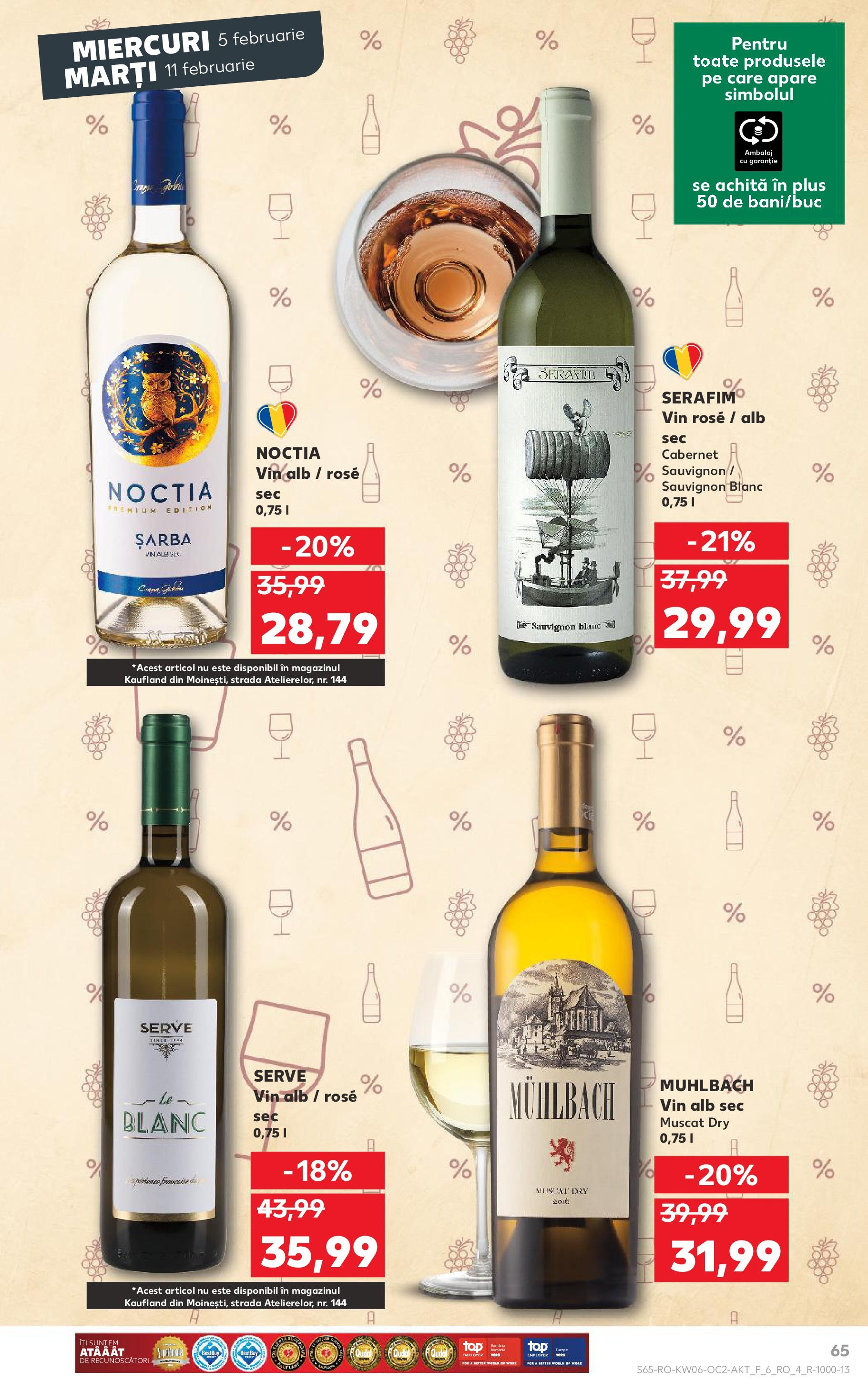 Catalog Kaufland - Bucureşti 05.02.2025 - Revista si Oferta | Pagină: 65 | Produse: Vin