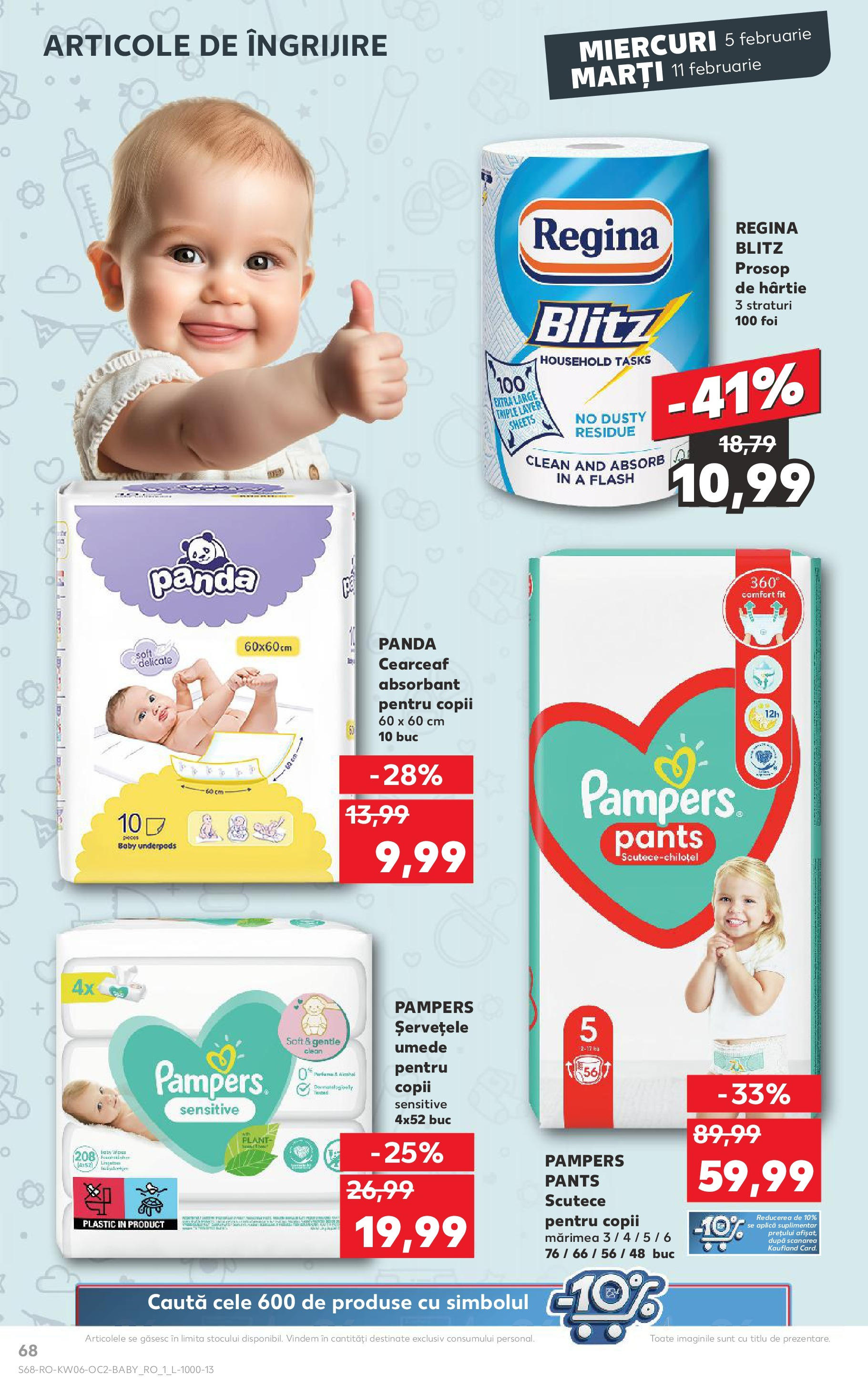 Catalog Kaufland - Bucureşti 05.02.2025 - Revista si Oferta | Pagină: 68 | Produse: Scutece