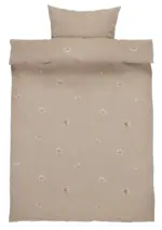 JYSK JYSK Спално бельо LONNI 140x200 цвят пясък