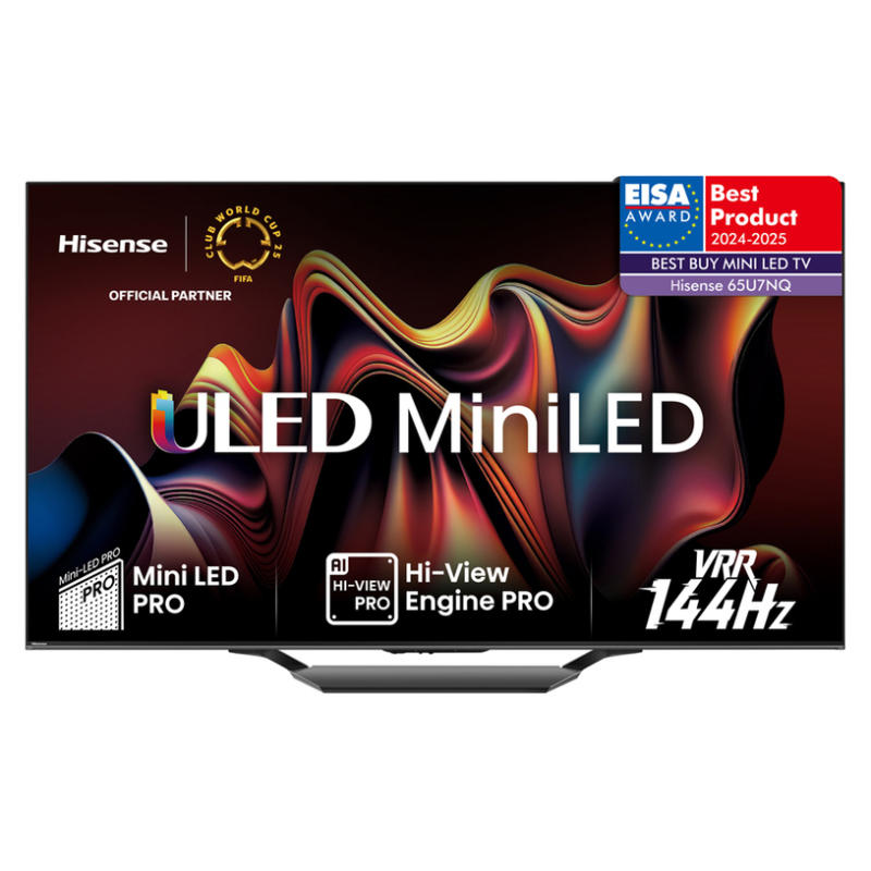 Телевизор HISENSE 65U7NQ 4K Ultra HD Mini LED Mini LED SMART TV, VIDAA, 65.0 ", 164.0 см