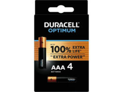 Duracell AAA Optimum Batterie, 4er Pack