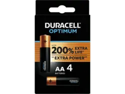 Duracell AA Optimum Batterie, 4er Pack