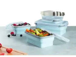 Gourmetmaxx 15096 Silikon-Frischhaltedosen