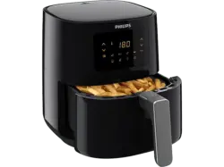 Philips HD9252/70 Airfryer Essential Compact Heißluftfritteuse (4,1 l, 1400 Watt, Schwarz)