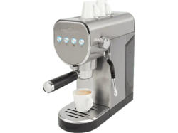 Profi Cook PC-ES-KA 1265 Espresso-Kaffeemaschine (Silber, 1360 Watt, 20 bar)