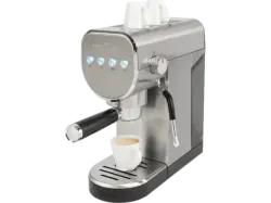 Profi Cook PC-ES-KA 1265 Espresso-Kaffeemaschine (Silber, 1360 Watt, 20 bar)