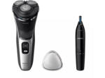 MediaMarkt Dornbirn Messepark Philips S3143/02, Series 3000 Elektrischer Herrenrasierer (Akkubetrieb, Hellsilber, Wet & Dry mit 5-dimensional bewegl. Flex-Scherköpfe) - bis 16.08.2025