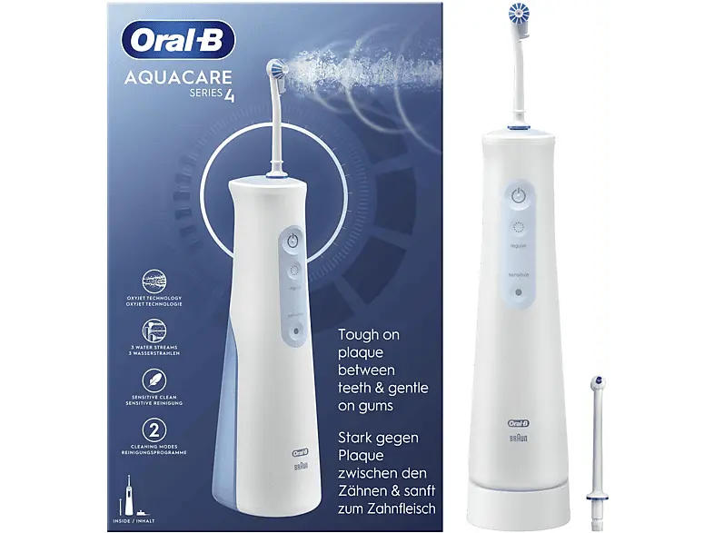 Oral-B AquaCare 4 Munddusche, Grau