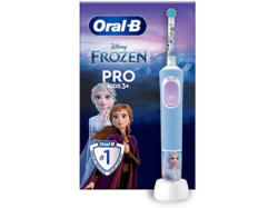 Oral-B Vitality Pro 103 Kids Frozen, Elektrische Kinderzahnbürste ab 3 Jahren Blau