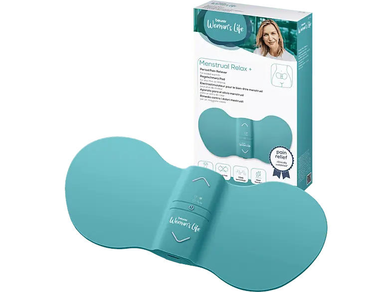 Beurer 100.59 EM 55 Menstrual Relax + TENS & Wärme Pad; Menstural Relax