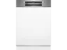 Bosch SMI4ETS08E Serie 4 Geschirrspüler (integrierbar, Besteckkorb, 598 mm breit, 44 dB(A), B, Gebürsteter Stahl)