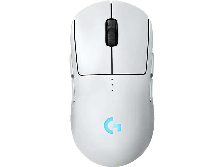 LOGITECH G pro 2 Lightspeed Kabellose Gaming Maus, beidhändige LightForce Switches, Hero 2-Sensor, kompatibel mit PowerPLAY, Weiß