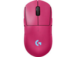 LOGITECH G pro 2 Lightspeed Kabellose Gaming Maus, beidhändige LightForce Switches, Hero 2-Sensor, kompatibel mit PowerPLAY, Rosa/Magenta