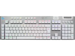 LOGITECH G G915 X Lightspeed Kabellose RGB Gaming Tastatur (Tactile), KEYControl, mechanische GL-Schalter, Lightsync RGB, DEU (Qwertz), Weiß