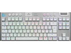 Logitech Gaming Tastatur G915 X Lightspeed TKL, GL Tactile, USB/Bluetooth, quertz, Wei&szlig;, Lightsync RGB