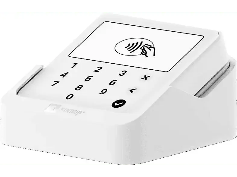SUMUP Solo Lite Bundle, Kartenterminal mit Ladestation, weiß Kartenleser für mobile Kartenzahlungen
