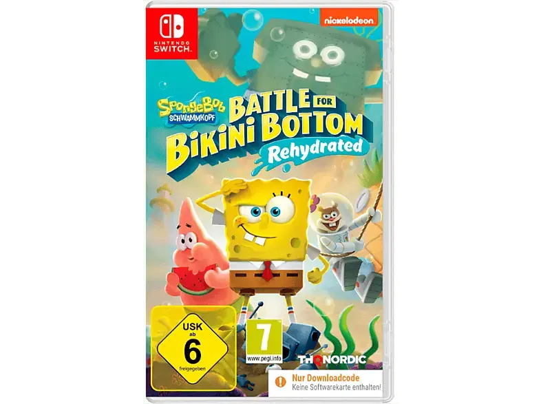 SpongeBob SquarePants: Battle for Bikini Bottom - Rehydrated (Code in the Box) [Nintendo Switch]