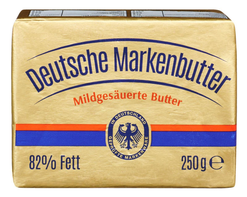 Deutsche Markenbutter Краве масло 82% масленост