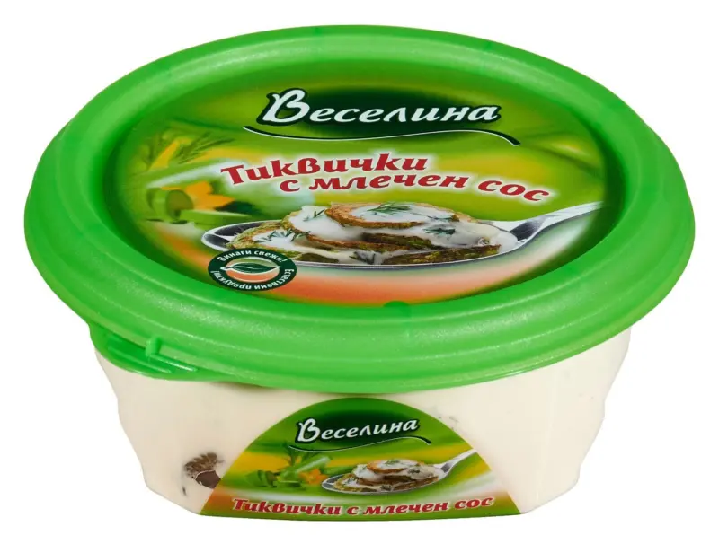 Веселина Тиквички с млечен сос