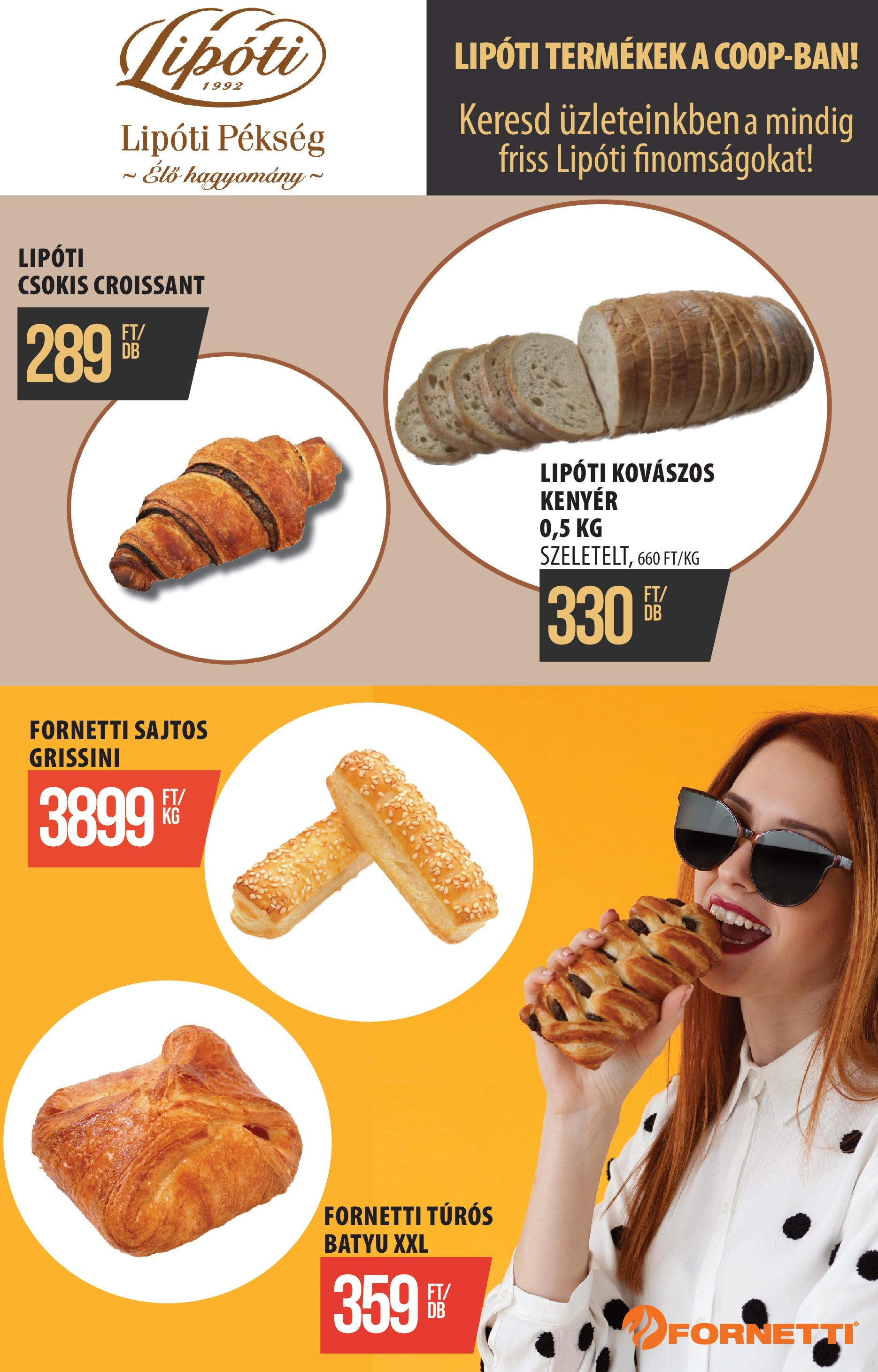 COOP Szolnok Akciós újság - 2025.02.06. -tól/töl > akció, lapozható szórólap 🛍️ | Oldal: 7 | Termékek: Croissant, Grissini, Kenyér