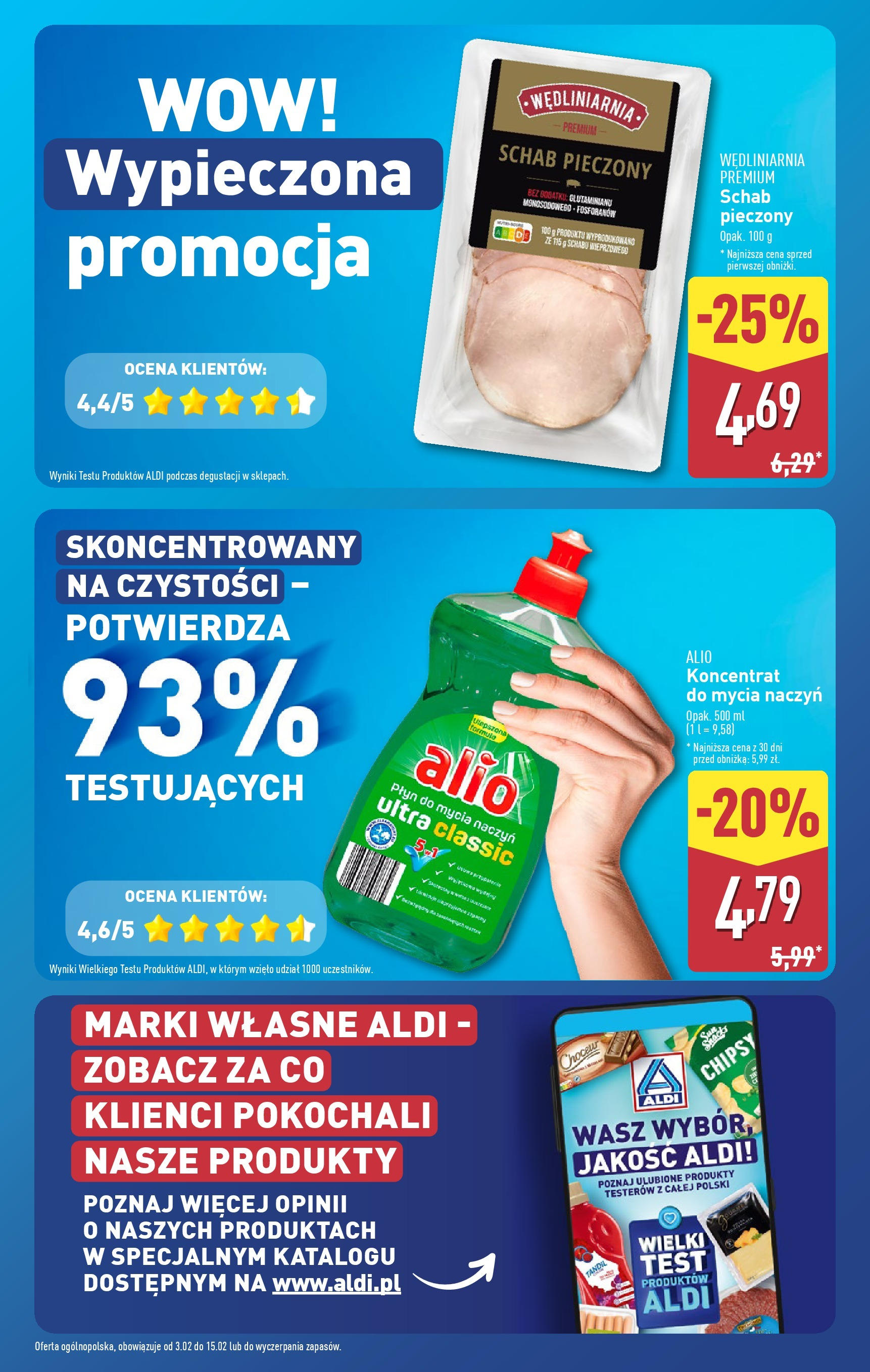 Aldi Gazetka od 01.02.2025 - Ulotka PDF, promocje | Strona: 13 | Produkty: Chipsy, Schab, Schab pieczony, Płyn do mycia naczyń