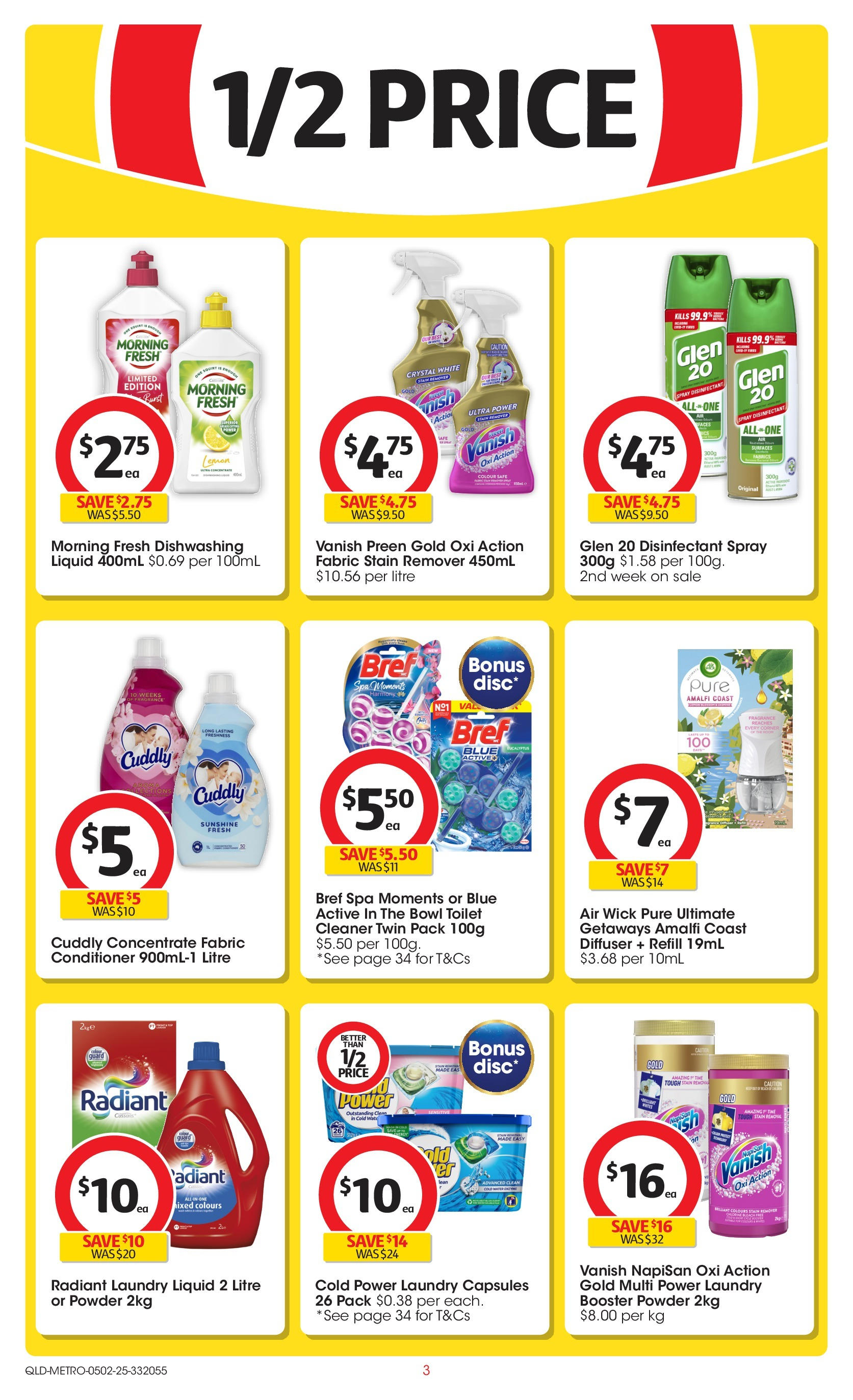 ﻿﻿Coles catalogue valid from 04/02/2025 > Online Australia | Page: 3 | Products: Toilet, Fragrance, Cleaner, Water