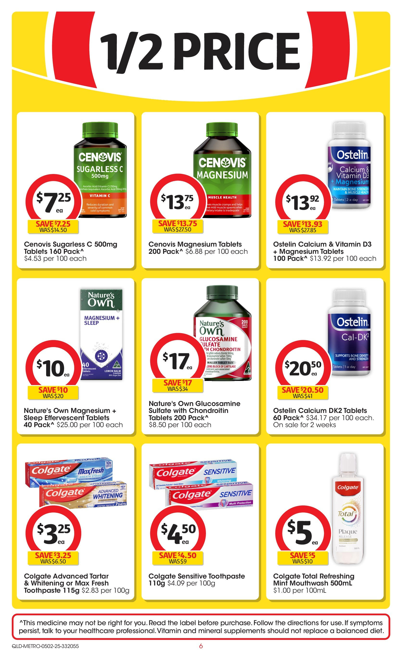 ﻿﻿Coles catalogue valid from 04/02/2025 > Online Australia | Page: 6 | Products: Mouthwash, Lemon, Tablets, Vitamin