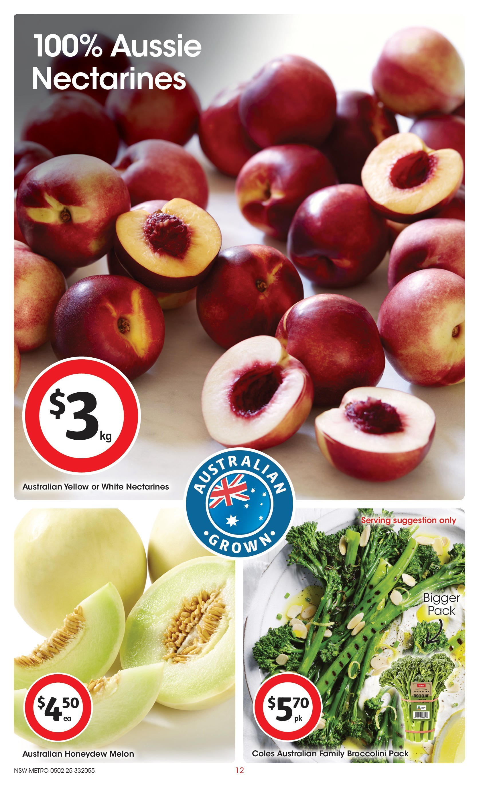 ﻿﻿Coles catalogue valid from 04/02/2025 > Online Australia | Page: 12 | Products: Melon, Honeydew melon