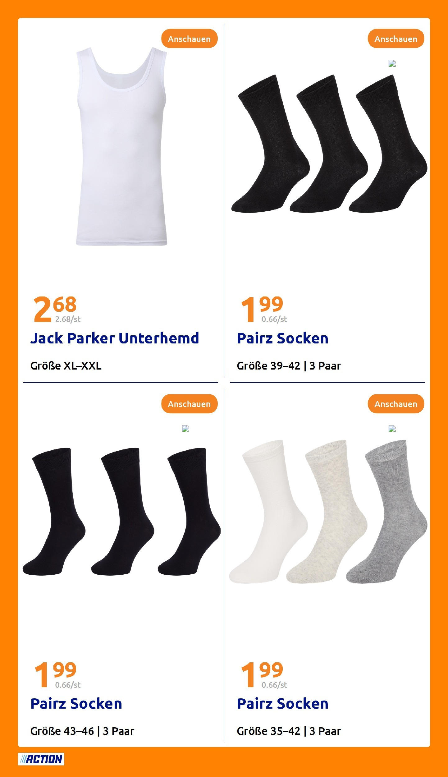 Action - Action: Kleine Preise, große Freude von 04.02.2025 - Aktuelle Angebote | Seite: 18 | Produkte: Socken