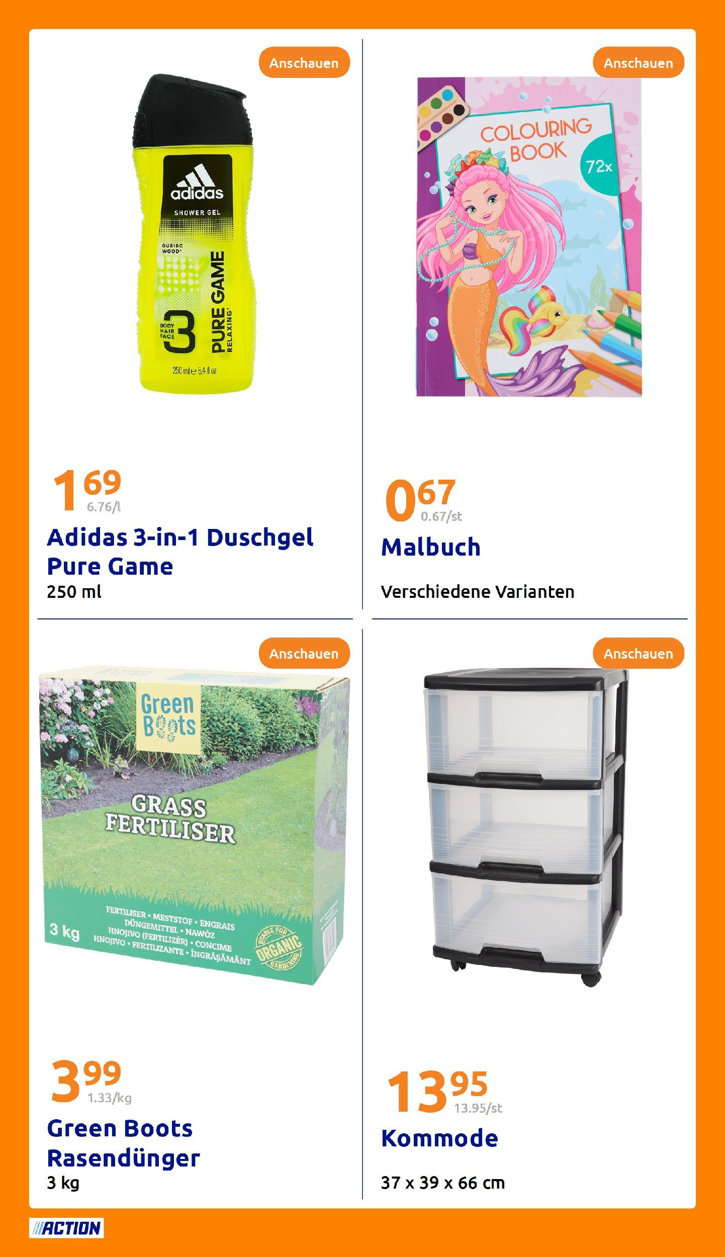 Action - Action: Kleine Preise, große Freude von 04.02.2025 - Aktuelle Angebote | Seite: 20 | Produkte: Kommode, Duschgel