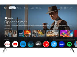 Peaq PTV 65GQU-5124C 65 Zoll Google QLED UHD TV; QLED TV mit 5 Jahre Geräteschutz