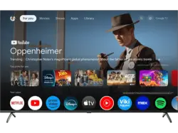 Peaq PTV 65GQU-5124C 65 Zoll Google QLED UHD TV; QLED TV mit 5 Jahre Geräteschutz